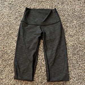 Lululemon grey high waisted full length leggings